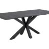 Dkton Keramický jedálenský stôl Neele 160 cm čierny