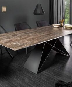 LuxD Rozkladací jedálenský stôl Brock hrdza 180-260 cm