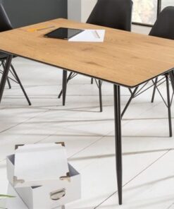 LuxD Dizajnový jedálenský stôl Nathalie 140 cm dub