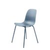 Furniria 24076 Dizajnová stolička Jensen matná modrá