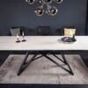 LuxD Rozťahovací keramický stôl Callen 180-220-260 cm betón
