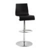 DesignS Moderná barová stolička Cameron čierna matná