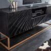 LuxD Dizajnový TV stolík Shayla 160 cm čierny - mango