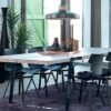 Catalent Luxusný jedálenský stôl Zora 240 - 360cm prírodná/čierna