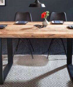 LuxD Dizajnový jedálenský stôl Thunder 120 cm mango