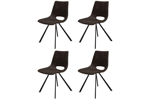 Catalent 19866 Dizajnová stolička Izabella / tmavo hnedá