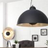 LuxD 17825 Lampa Atelier čierno-strieborná závesné svietidlo