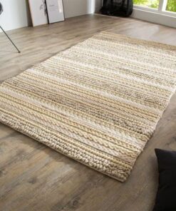 LuxD Dizajnový koberec Rebecca 200x120 cm / prírodná pletenina
