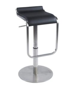 DesignS Moderná barová stolička Carter čierna