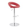DesignS Moderná barová stolička Dylan červená