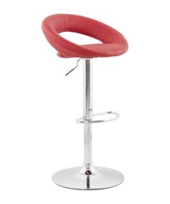 DesignS Moderná barová stolička Dylan červená