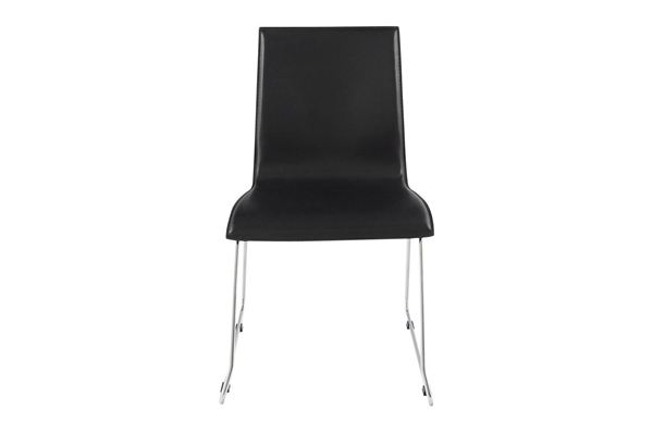 DesignS 17508 Moderné stolička Horiz čierna