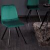 LuxD 21810 Dizajnová stolička Holland zelený zamat