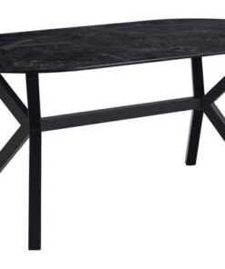Dkton Dizajnový jedálenský stôl Aisha 180 cm čierny