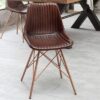 LuxD 20362 Dizajnová stolička Audrina hnedá