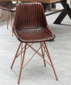 LuxD 20362 Dizajnová stolička Audrina hnedá
