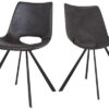 Catalent 19867 Dizajnová stolička Izabella /sivo čierna