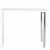 Dkton Biely barový stôl Neal 120 cm