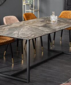 LuxD Keramický jedálenský stôl Kody 200 cm mramor taupe