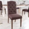 LuxD 23783 Dizajnová stolička Queen hnedá