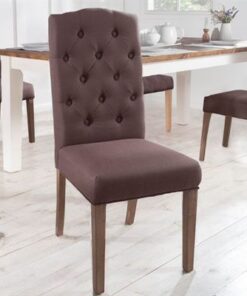 LuxD 23783 Dizajnová stolička Queen hnedá