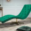 LuxD Luxusné relaxačné kreslo Rest smaragdovozelený zamat