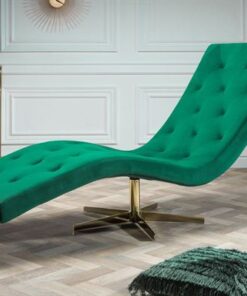 LuxD Luxusné relaxačné kreslo Rest smaragdovozelený zamat
