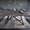 LuxD Rozťahovací keramický stôl Callen 180-220-260 cm grafit