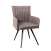 LuxD 18388 Dizajnová stolička Adda šedá