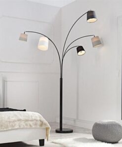 LuxD 17527 Dizajnová oblúková stojanová lampa SHADOW Stojanové svietidlo