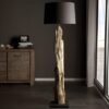 LuxD 16758 Luxusná stojanová lampa Stump čierna Stojanové svietidlo