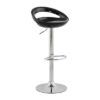 DesignS Dizajnová barová stolička Mason čierna