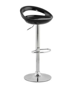 DesignS Dizajnová barová stolička Mason čierna
